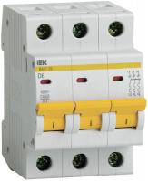 Выключатель автоматический модульный 3п D 6А 4.5кА ВА47-29 IEK MVA20-3-006-D