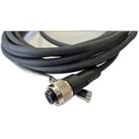Кабель M12 5A гнездовой 5000мм прямой полиуретан свободный конец СЦМ120023-05A-2-05000 черн. СТЭЗ 185210650
