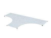 Крышка для ответвителя T-образ. горизонт. осн. 500 R-660 гор. цинк DKC UKT605HDZ