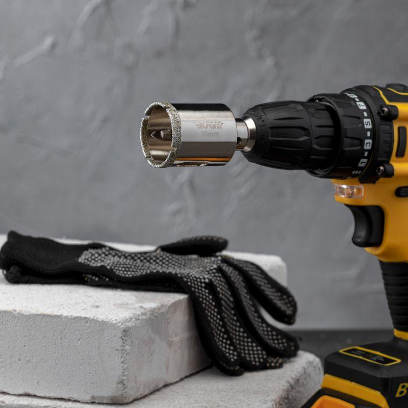 Коронка алмазная 35мм с центровочным сверлом Kranz KR-92-0011