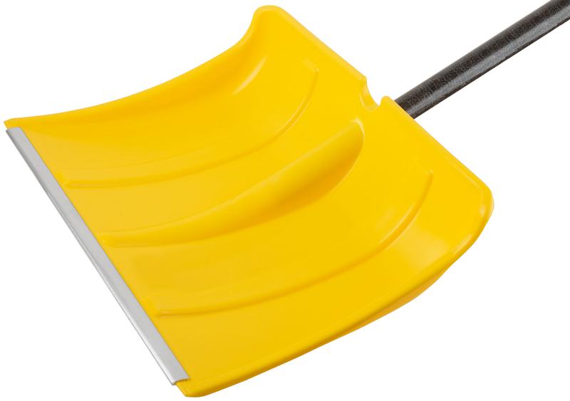 Лопата для уборки снега "Гардения Монблан" 500х375х1340мм стеклопластик. черенок; пластик. 68109