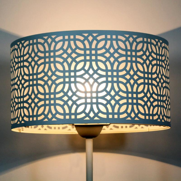 Светильник "Амина" ННБ 63-60-021 шнур бел. (ИМ) напольный (торшер) бел. муар Элетех 1005405253