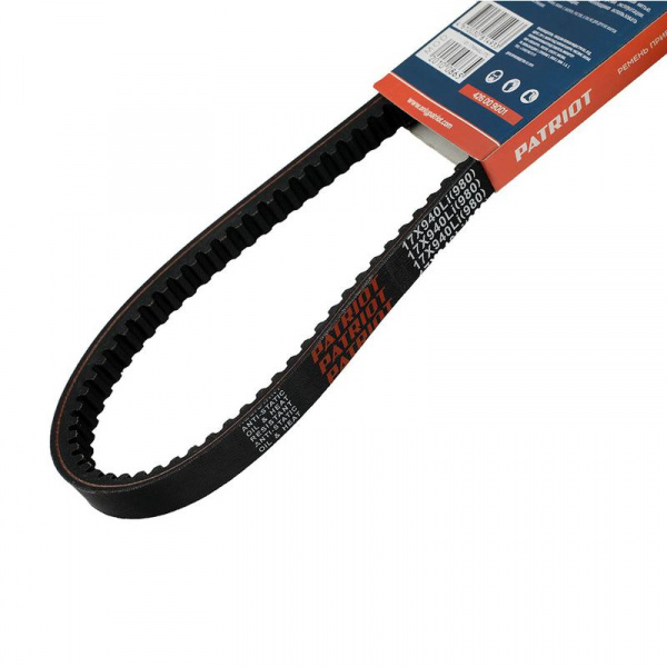 Ремень 17X940Li(980) для мотокультиватора Калуга; Ростов и аналогичн. модели PATRIOT 426009001